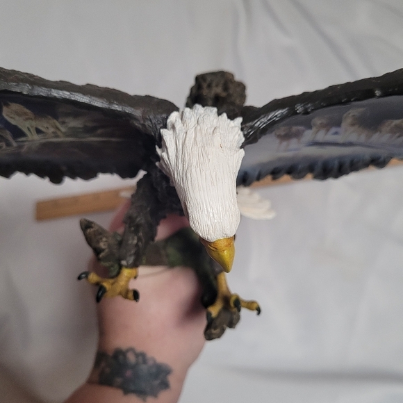 Bradford Exchange Eagle Wall Hanging Mystic Guardians by Robin Koni 2005 - Picture 13 of 13